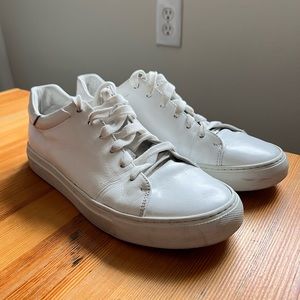 M. Gemi White Leather Sneakers